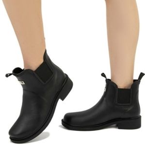 JBU by Jambu Chelsea Rain Boots Women’s black charcoal waterproof size 9 New